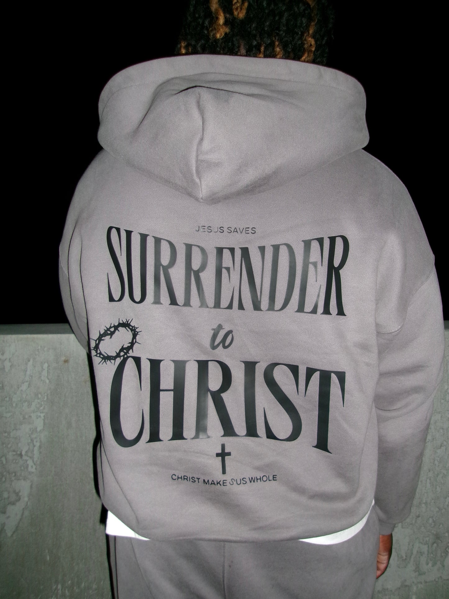 Surrender to Christ Zip-Up Hoodie (Limited)