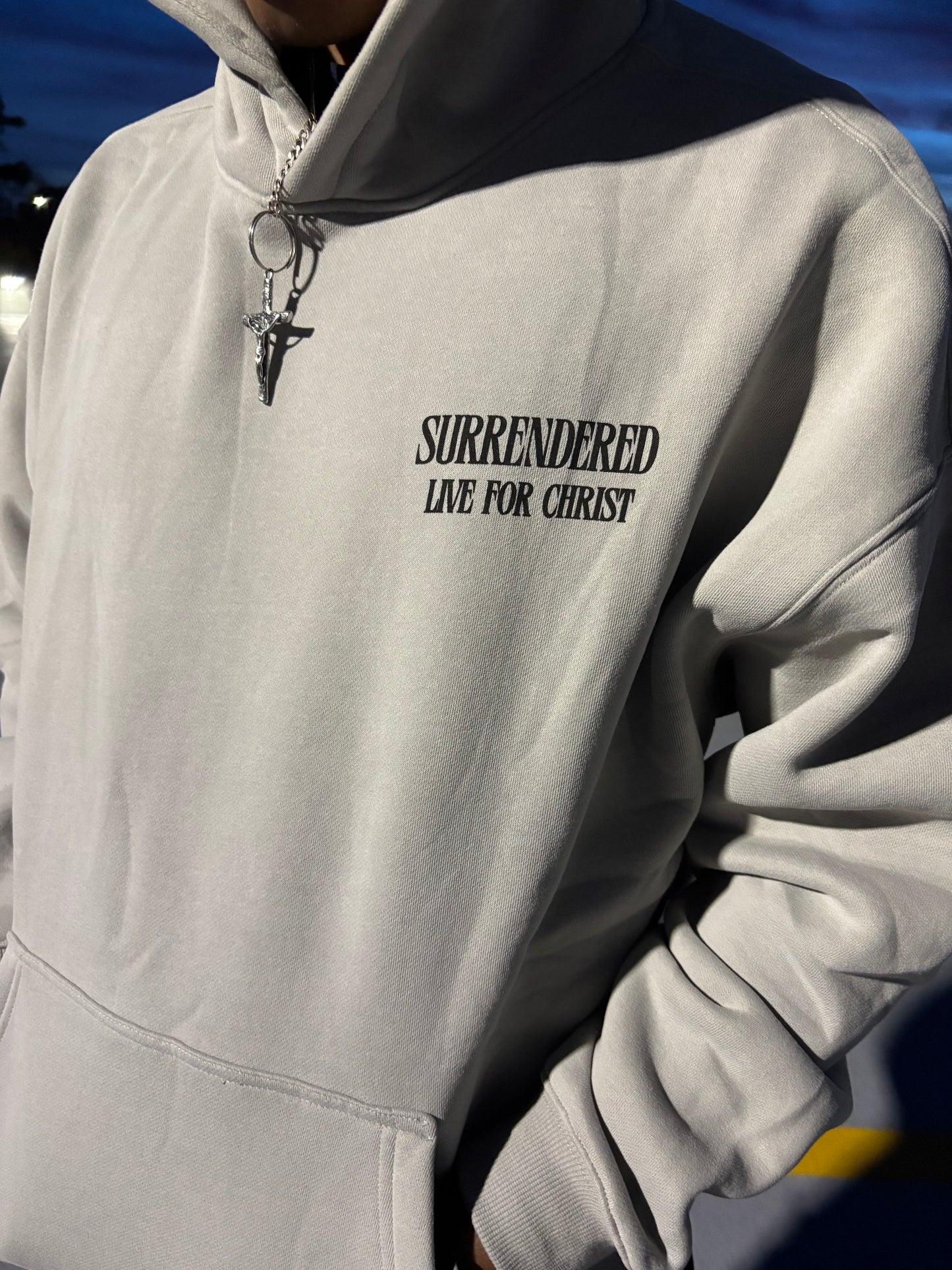 Gray Live For Christ Hoodie (Limited)